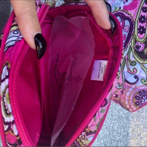 VERA BRADLEY Pink Paisley Cosmetic Bag - Picture 3 of 6